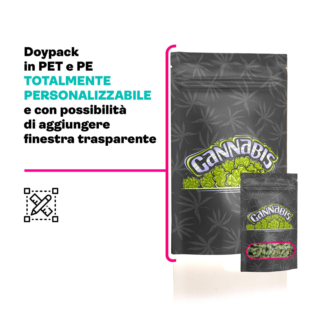 Doypack personalizzato in PET