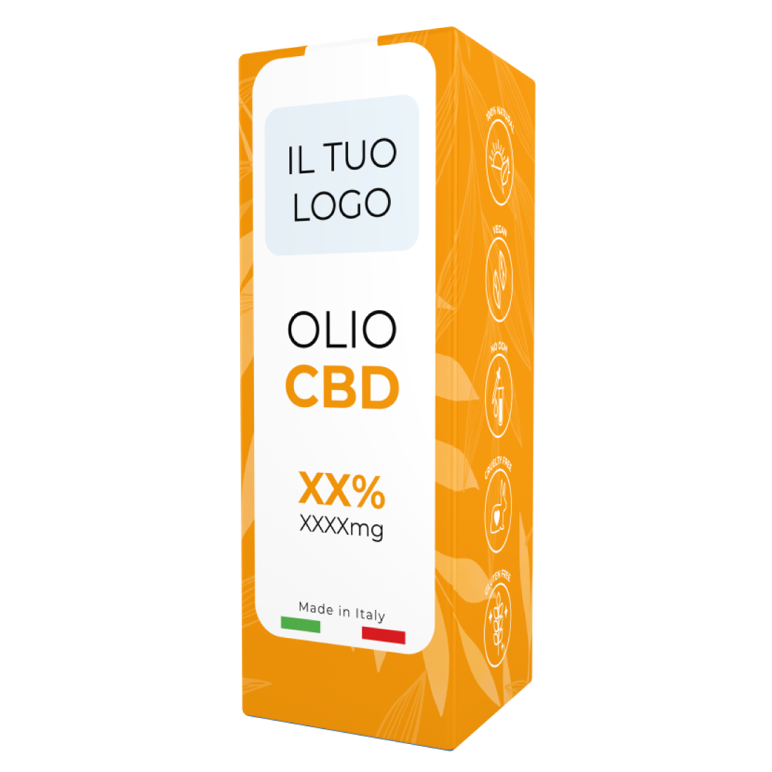 Olio CBD 10 ml personalizzato