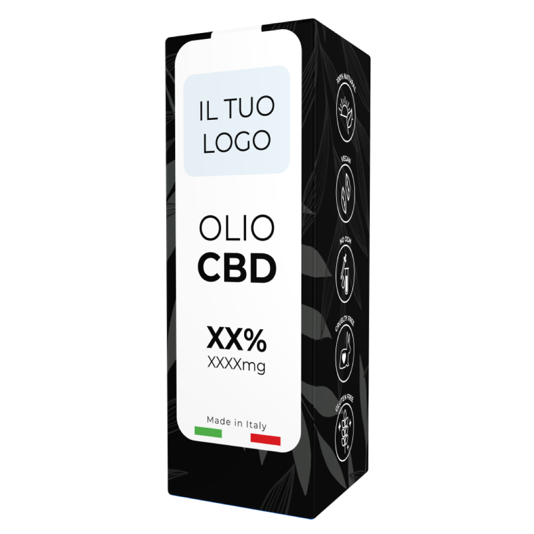 Olio CBD 10 ml personalizzato