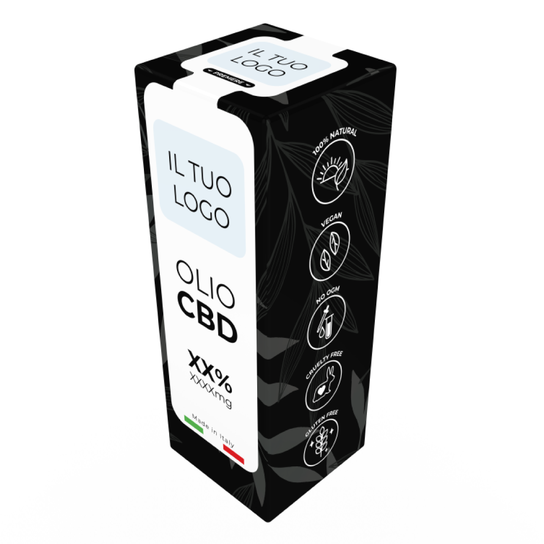 Olio CBD 10 ml personalizzato