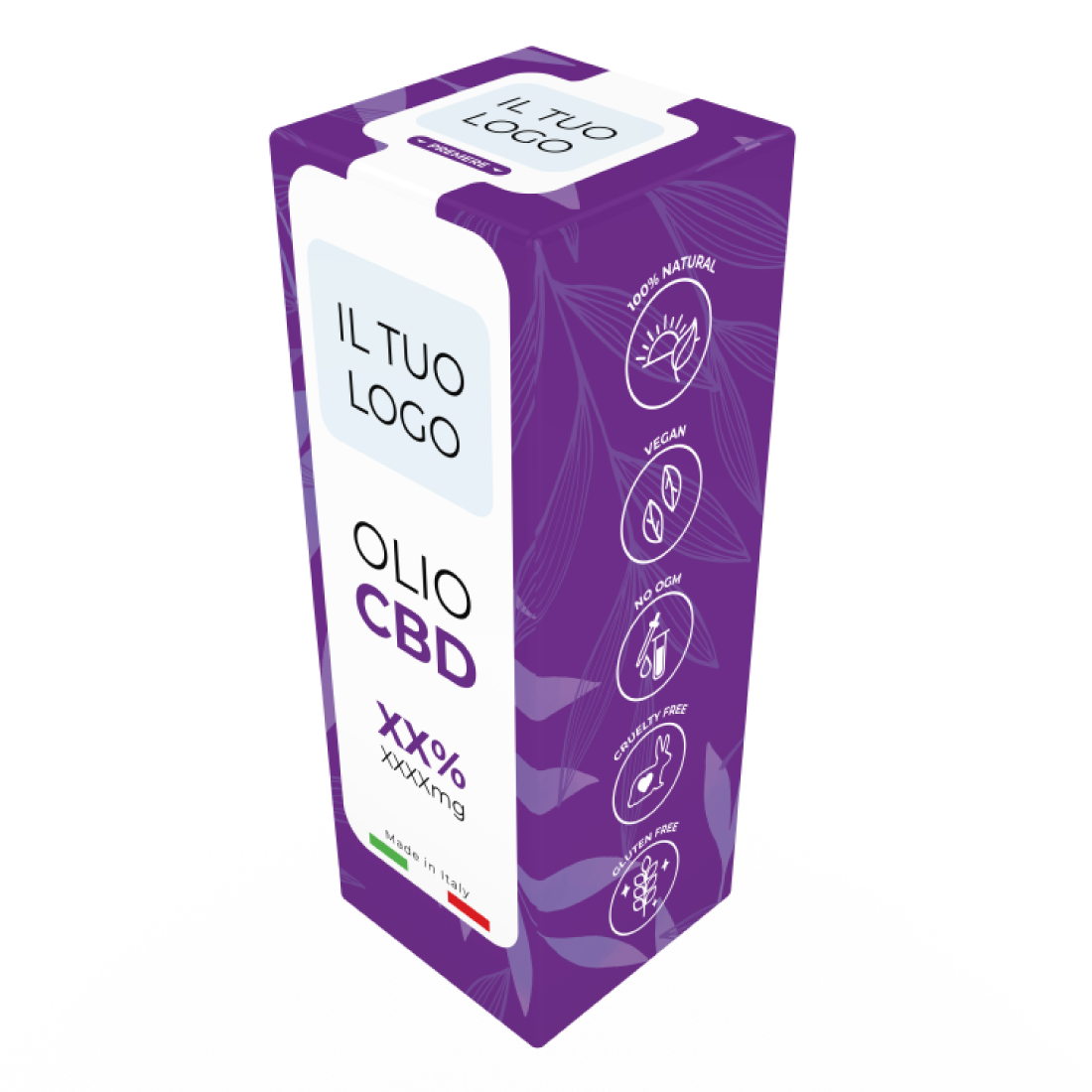 Olio CBD 10 ml personalizzato