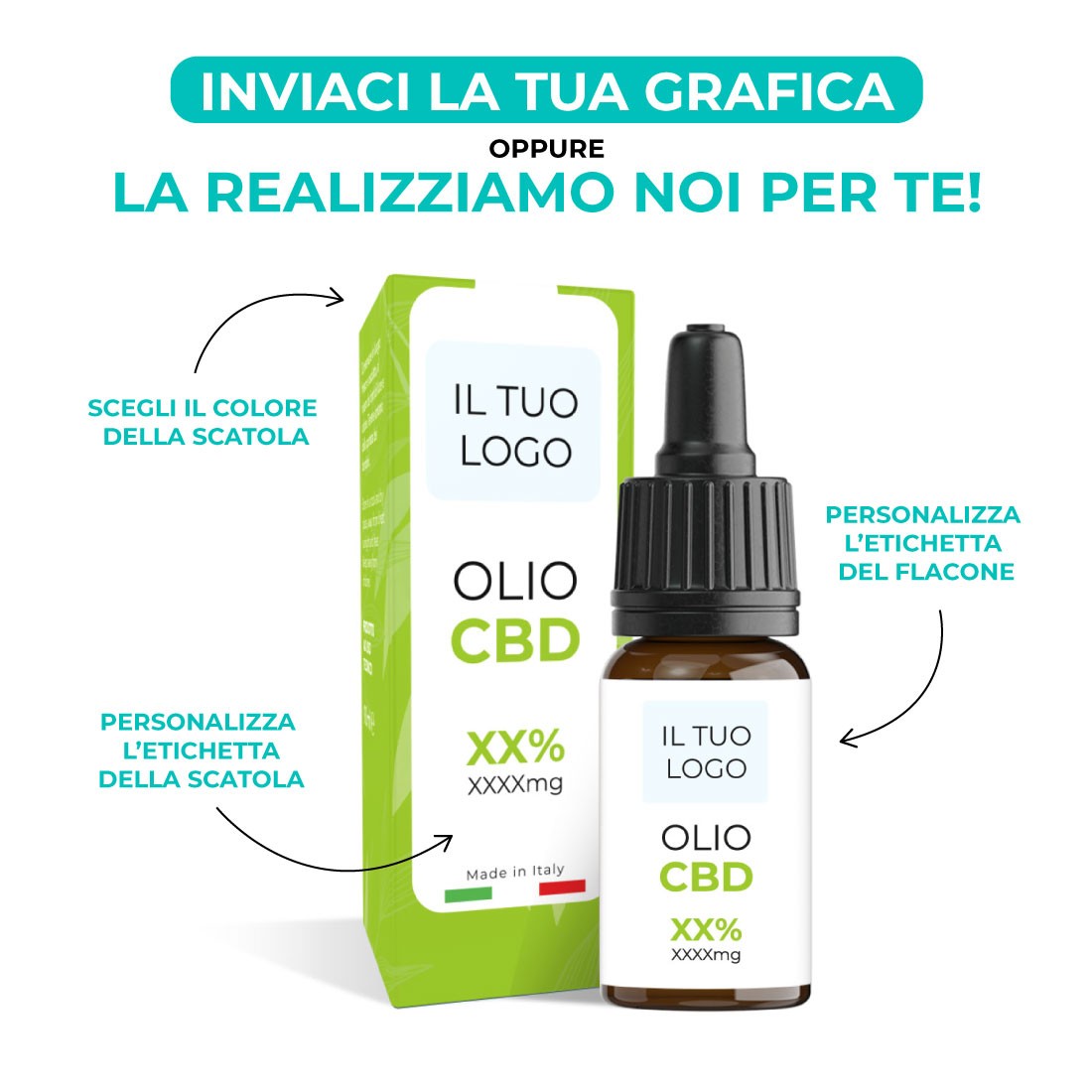 olio cbd personalizzato