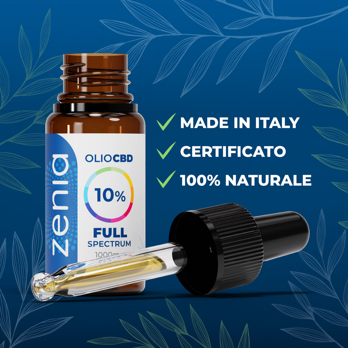 Olio CBD full-spectrum 10% secondaria