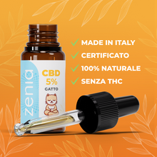 Zenia Olio CBD 5% Gatto secondaria