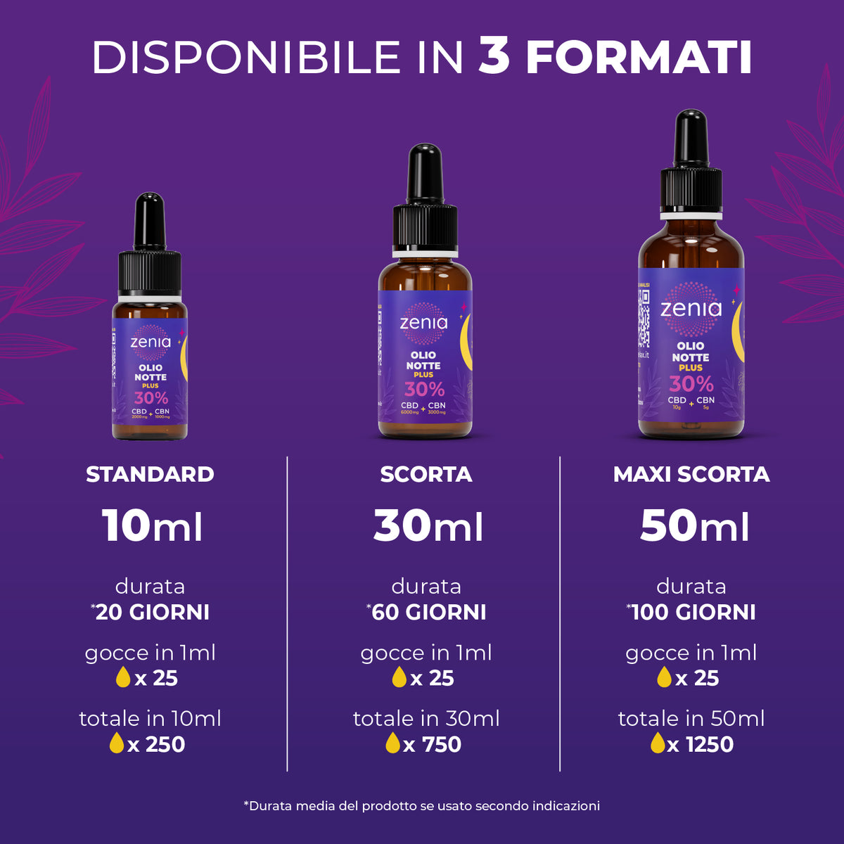 Zenia Olio Notte 30% second
