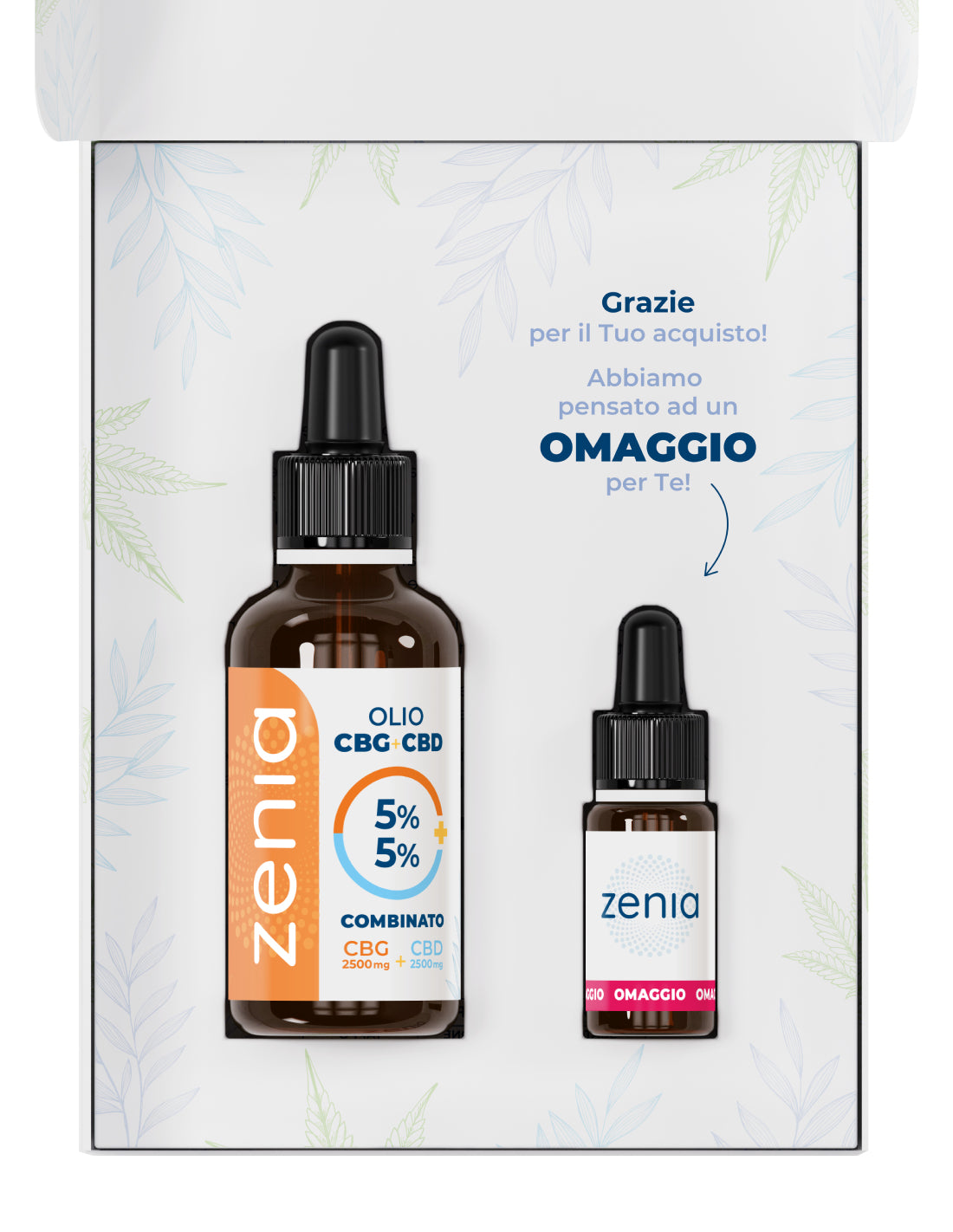 Olio CBG 5% + 5% 50ml omaggio