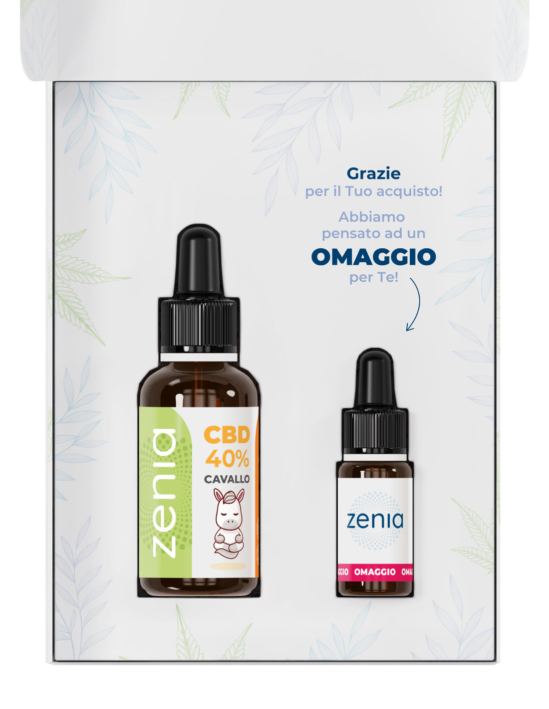Zenia Olio CBD 40% Cavallo 30ml omaggio