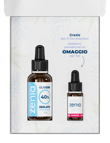 Zenia Olio CBD 40% no thc 30ml omaggio