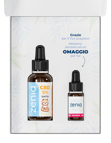 Zenia Olio CBD 5% Gatto 30ml omaggio