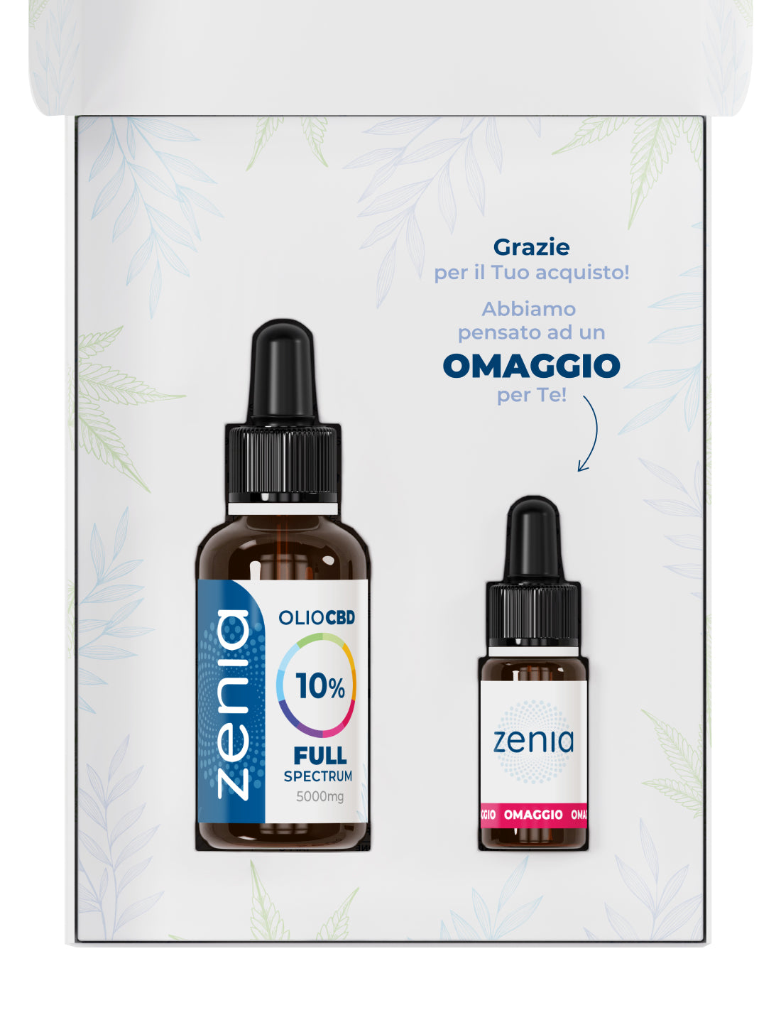 Zenia Olio CBD full-spectrum 10% 30ml omaggio
