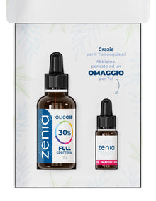 Zenia Olio CBD full-spectrum 30% 50ml omaggio
