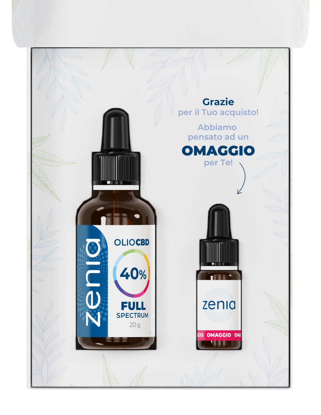 Zenia Olio CBD full-spectrum 40% 50ml omaggio