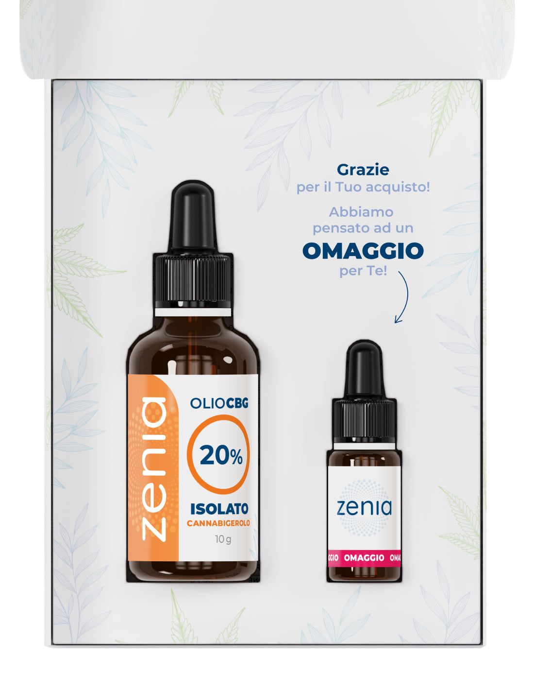 Zenia Olio CBG 20% 50ml omaggio