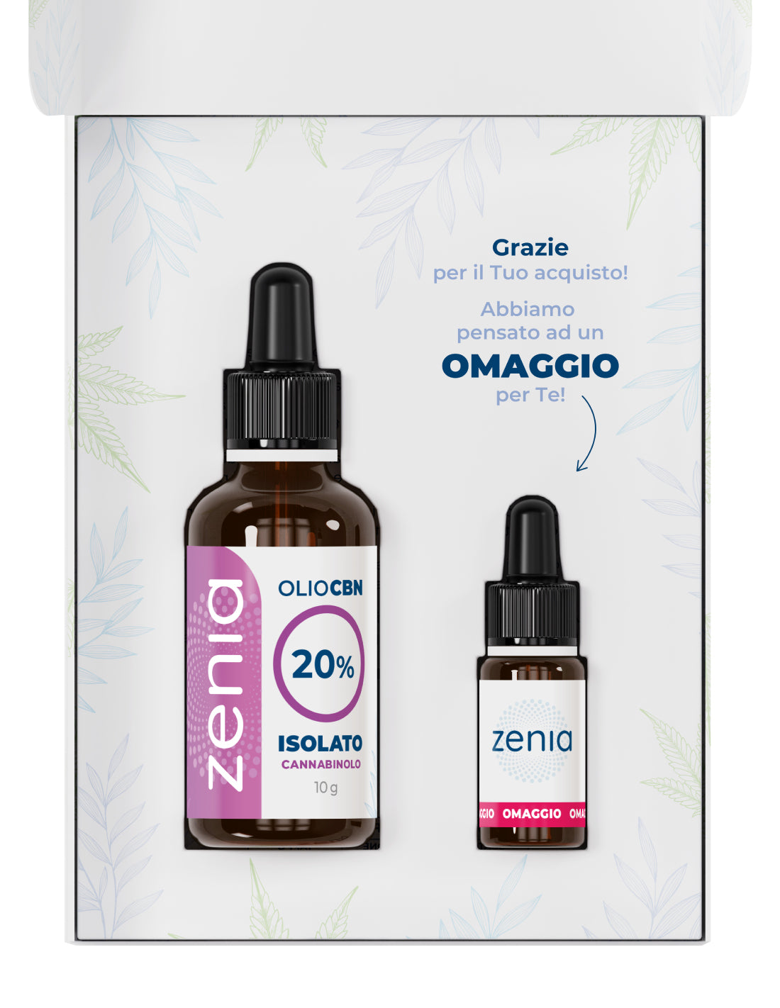 Zenia Olio CBN 20% 50ml omaggio