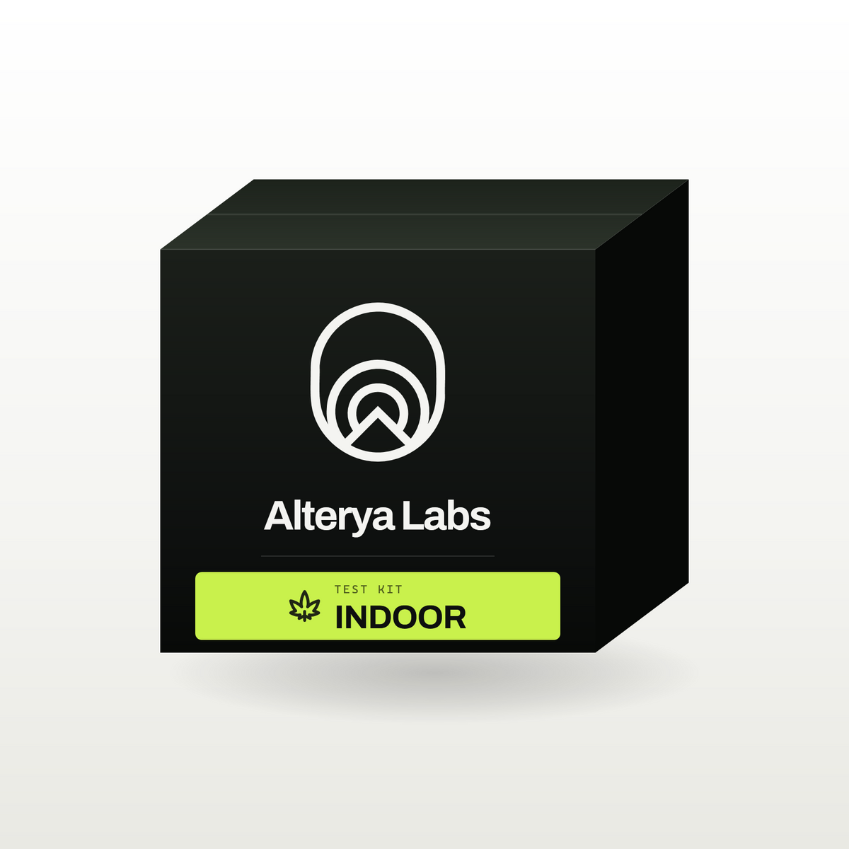 Alterya Labs test kit box - Indoor